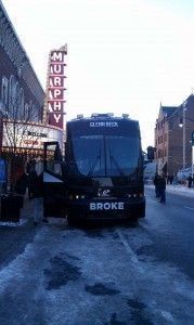 Glenn Beck Bus Idea Girl Media catches a glimpse of Glenn Beck's bus outside the Murphy Theatre in Wilmington, Ohio