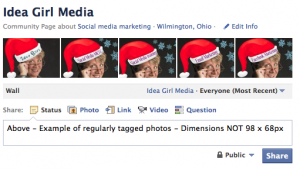 Pre-Holiday Facebook: Game Of Like 5-Image Banner for Idea Girl Media
