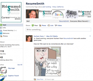 Idea Girl Media announced ResumeSmith as a Grand Prize Winner of Pre-Holiday Facebook: Game Of Like