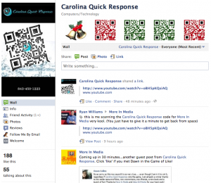 Idea Girl Media announces Carolina Quick Response as a Grand Prize winner of Pre-Holiday Facebook: Game Of LIke