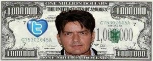 Is Charlie Sheen really winning millions of dollars?