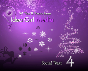 Keri Jaehnig at Idea Girl Media offered a discount coupon for her social media mentoring program on her "24 Social Media Tips for 2014"