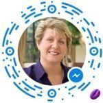 Idea Girl Media Facebook Messenger Scan Code via Keri Jaehnig, the CMO