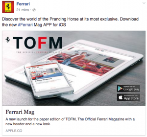 Idea Girl Media hosts Matthew Yeoman to show how Ferrari is building a luxury online brand