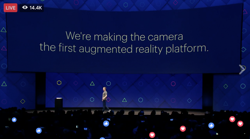 Keri Jaehnig at Idea Girl Media Outlines Augmented Reality at Facebook f8 2017