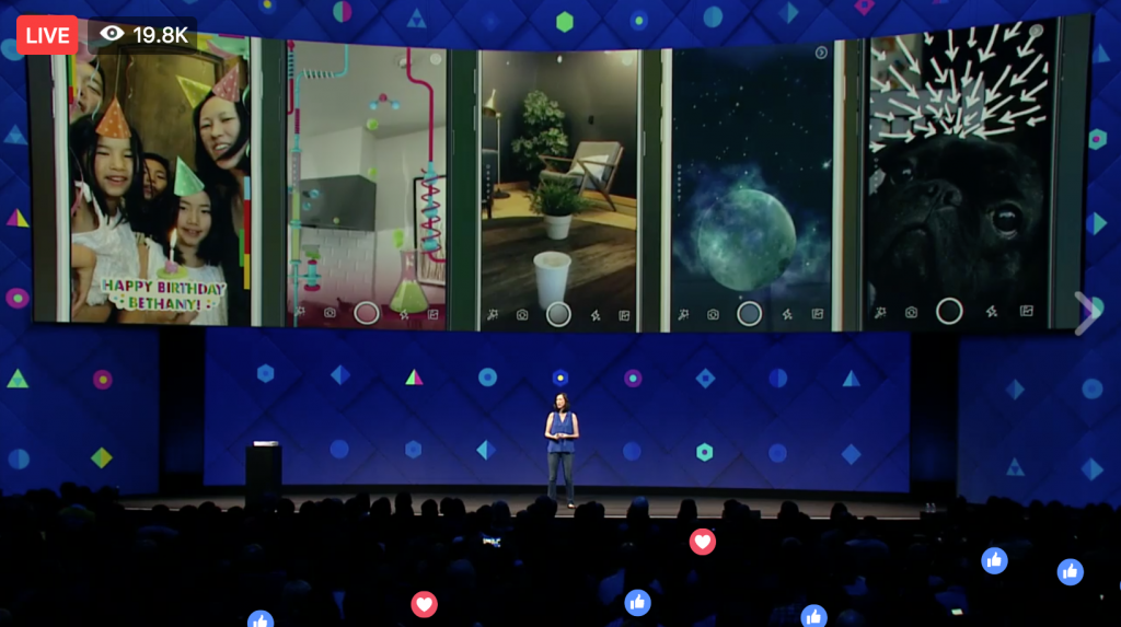 Idea Girl Media showcased The Camera Effects Platform at Facebook f8 2017, outlined by Keri Jaehnig