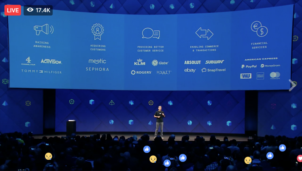 Keri Jaehnig at Idea Girl Media outlines Facebook Messenger Developments Announced At Facebook f8 2017