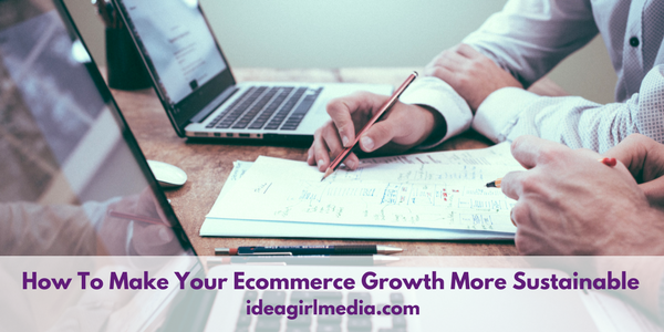 How To Make Your Ecommerce Growth More Sustainable detailed at Idea Girl Media