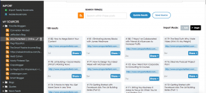 Smarter Queue RSS Feed Social Tools Feature outlined at Idea Girl Media by Sandra Clayton