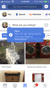 Those Frustrated with the New Facebook Algorithm May Be Forgetting About Facebook Marketplace says Keri Jaehnig of ideagirlmedia.com