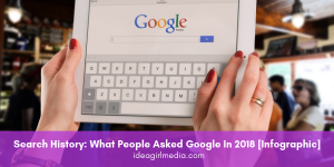 Search History: What People Asked Google In 2018 [Infographic] displayed at Idea Girl Media