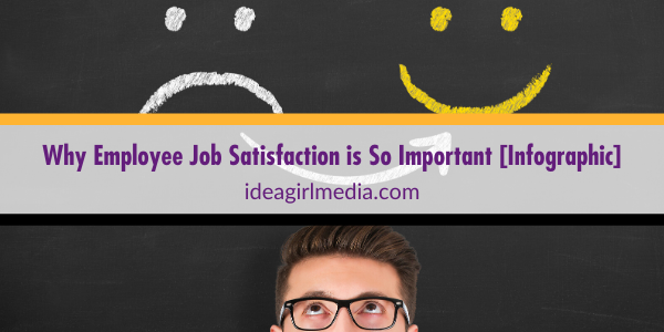 Why Employee Job Satisfaction is So Important [Infographic] answered at Idea Girl Media