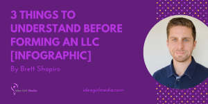 Three Things To Understand Before Forming An LLC [Infographic] offered at Idea Girl Media