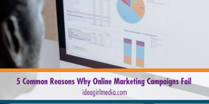 Five Common Reasons Why Online Marketing Campaigns Fail listed at Idea Girl Media