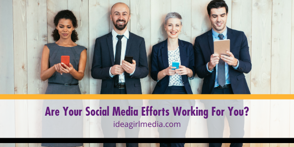 Are Your Social Media Efforts Working For You? Answered with solutions at Idea Girl Media