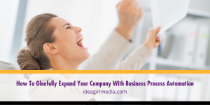 How To Gleefully Expand Your Company With Business Process Automation explained at Idea Girl Media