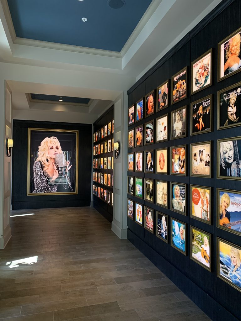 Dolly Parton's Wall of Fame at DreamMore Resort in Pigeon Forge, Tennessee - Reviewed by Keri Jaehnig at Idea Girl Media