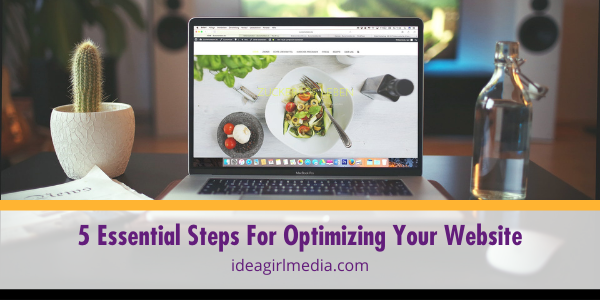 Five Essential Steps For Optimizing Your Website explained at Idea Girl Media
