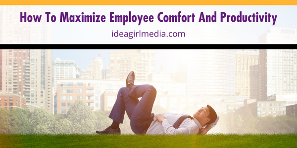 How To Maximize Employee Comfort And Productivity outlined at Idea Girl Media