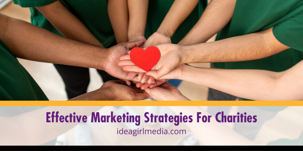 Effective Marketing Strategies For Charities outlined at Idea Girl Media