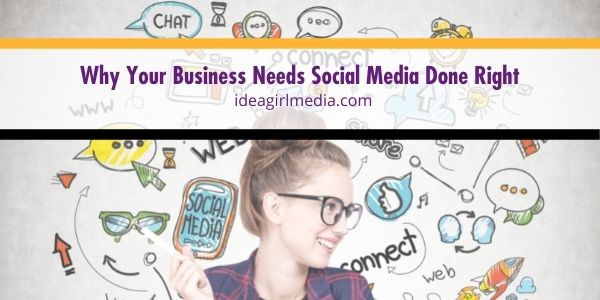 Know why you need to get your social media done right and attract more customers. It's not just creating content. It's building reputation. Idea Girl Media